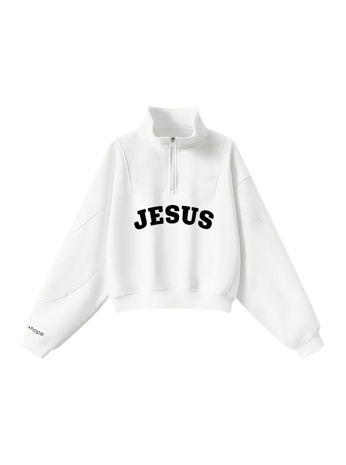 JESUS- High quality Quarter Zip Sweater