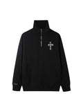 LOVE GOD - High Quality Quarter Zip Sweater
