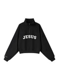 JESUS - High Quality Quarter Zip Sweater