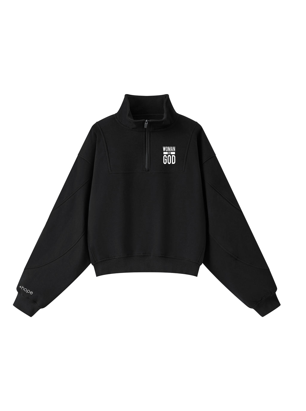 WOMAN OF GOD - High Quality Quarter Zip Sweater
