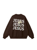 JESUS FLOWER - Premium Heavyweight Sweatshirt