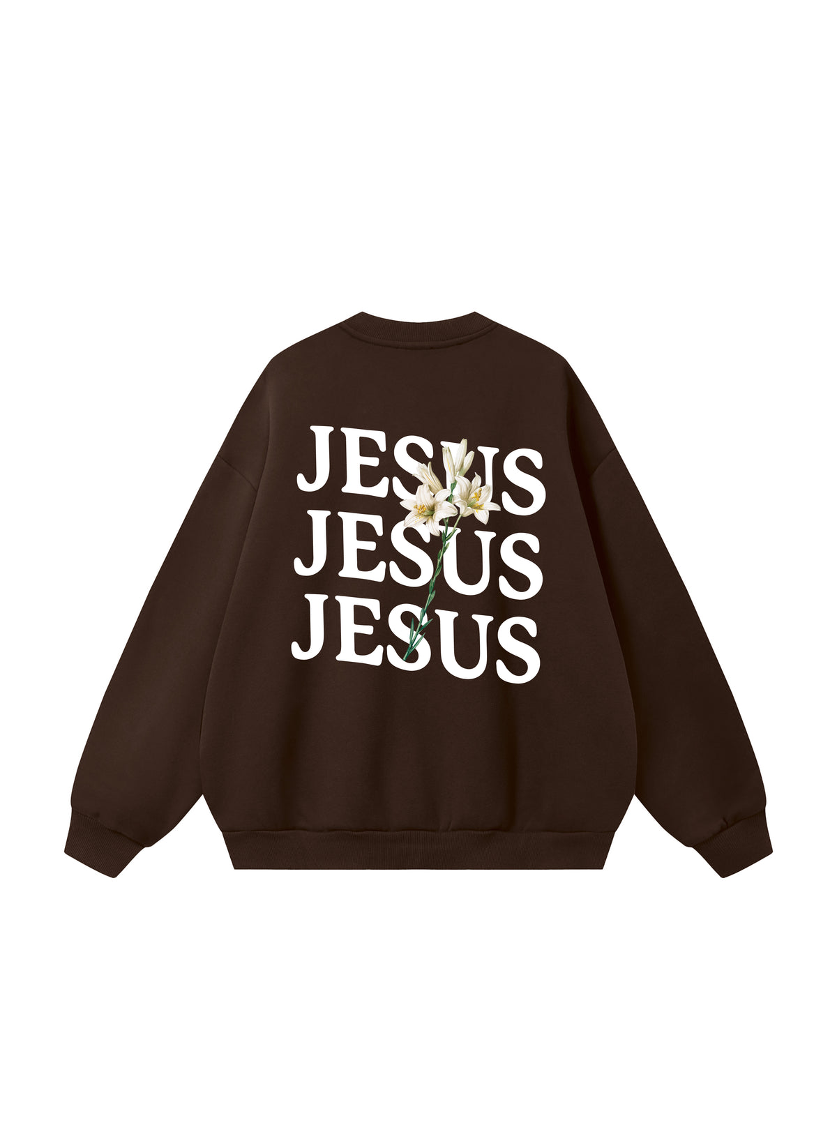 JESUS FLOWER - Premium Heavyweight Sweatshirt