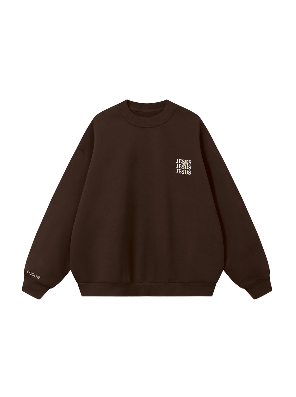 JESUS FLOWER - Premium Heavyweight Sweatshirt